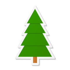 Conifer – Green sticker icon
