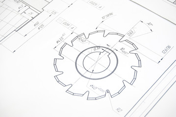 Engineering drawings Shaper Cutters with dollars, tools
