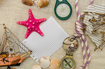 Sea adventures background