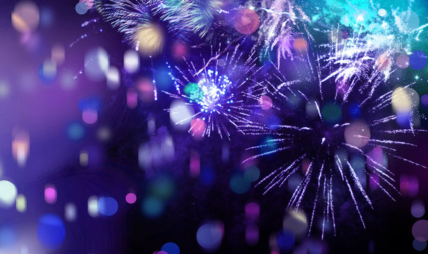 feuerwerk glitzer konfetti