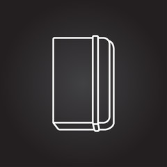 Vector book icon 