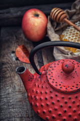 Still life with honeycombs