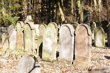 Jewish cemetery, Luze, Czech Republic