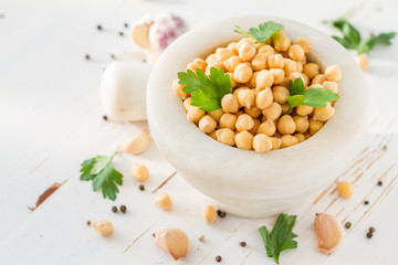 Falafel ingredients on wood background