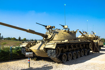 Fototapeta premium American made M48 A3 Patton Main Battle Tank . 