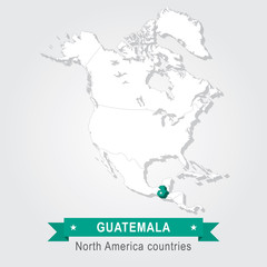 Guatemala. All the countries of North America.