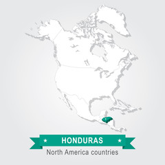 Honduras. All the countries of North America.