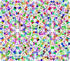 Naklejka premium seamless color lines background.