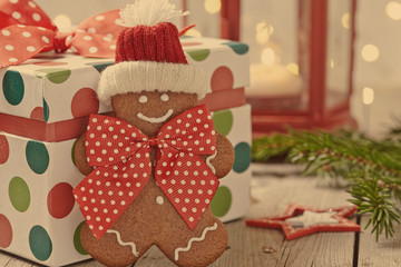 Christmas Decorations with Gingerbread man
