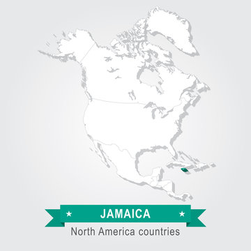Jamaica. All the countries of North America.