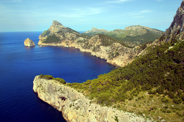 Fototapeta na wymiar Spagna,Isola di Maiorca,penisola di Formentor.