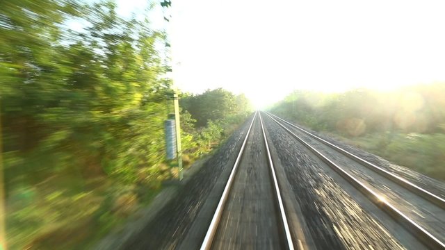Railway motion view