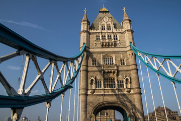 Fototapeta na wymiar Tower Bridge, London City, England