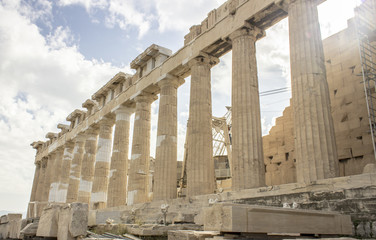 Columns of acropolis