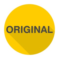 Original icon with long shadow