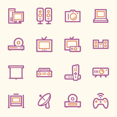 Electronic Appliances Web Icons