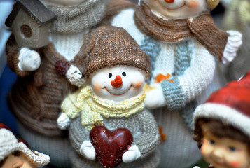 Family of snowmen - Christmas toys