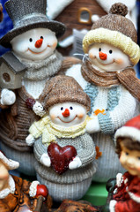 Family of snowmen - Christmas toys