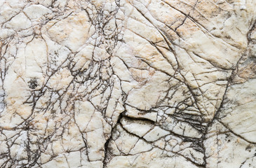 Closeup surface of big rock for decoration in the garden texture background