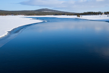 kalter Wintertag in Schweden