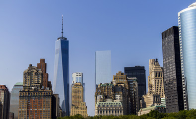 Fototapeta na wymiar New York Skyline view from Hudson