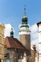 tower of Vojanovska gate, Jelenia Gora, Silesia, Poland