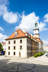 town hall of Jelenia Gora, Silesia, Poland