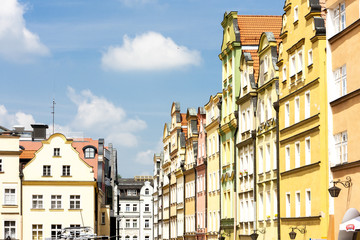 Plac Ratuszowy Square, Jelenia Gora, Silesia, Poland