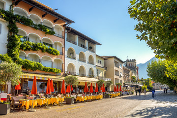 Uferpromenade Ascona  - obrazy, fototapety, plakaty