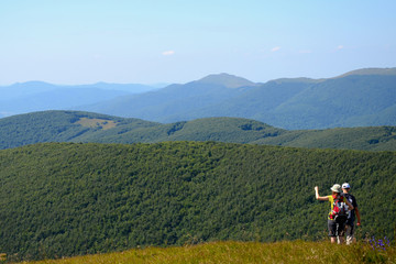 Obraz premium Mountains (Bieszczady in Poland)