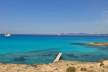 Fototapeta premium Traum in Blau auf Formentera
