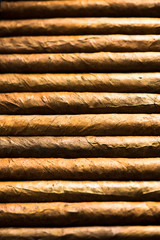 Cuban cigars background