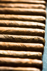 Cuban cigars background
