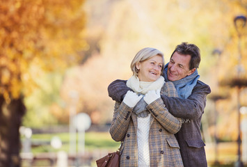 Fototapeta premium Active seniors in town