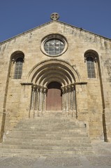 Fototapeta na wymiar Romanesque church in Coimbra, Portugal