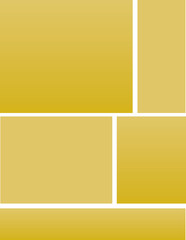 Obraz premium Gold Squares Flyer