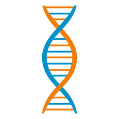 DNA and molecule symbol