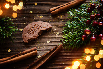 Naklejka premium Süße Weihnachtsgrüße