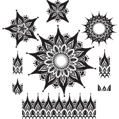 Round Ornament Pattern with pattern brush