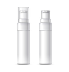 White plastic bottle can sprayer