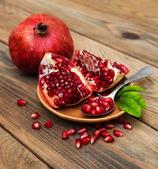 juicy pomegranate fruit