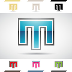 Logo Shapes and Icons of Letter M