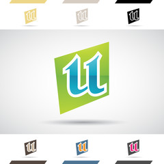 Logo Shapes and Icons of Letter U