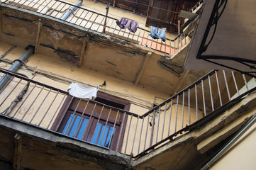 Obraz premium Old stylish patio in Lviv, Ukarine