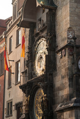Obraz premium Astronomic clock in Prague, Czech Republic