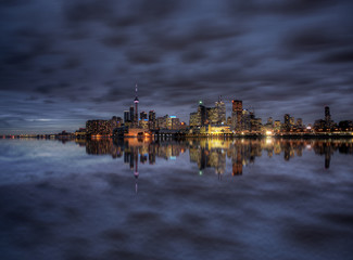Fototapeta na wymiar Night Shot Toronto City