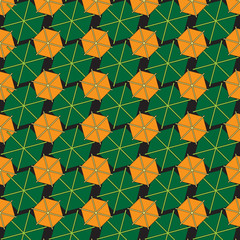 Abstract background made from hexagons