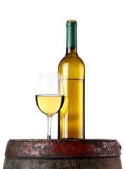 Wine on barrel