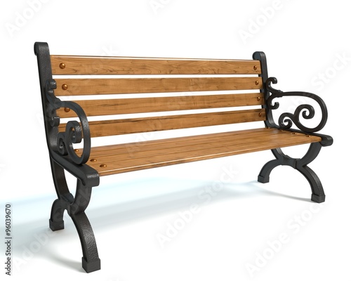 3d Illustration Of A Park Bench Stock Photo And Royalty Free Images On Fotolia Com Pic 96039670