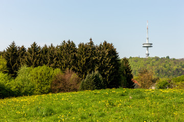 Obraz premium Fernmeldeturm, Porta Westfalica, Deutschland